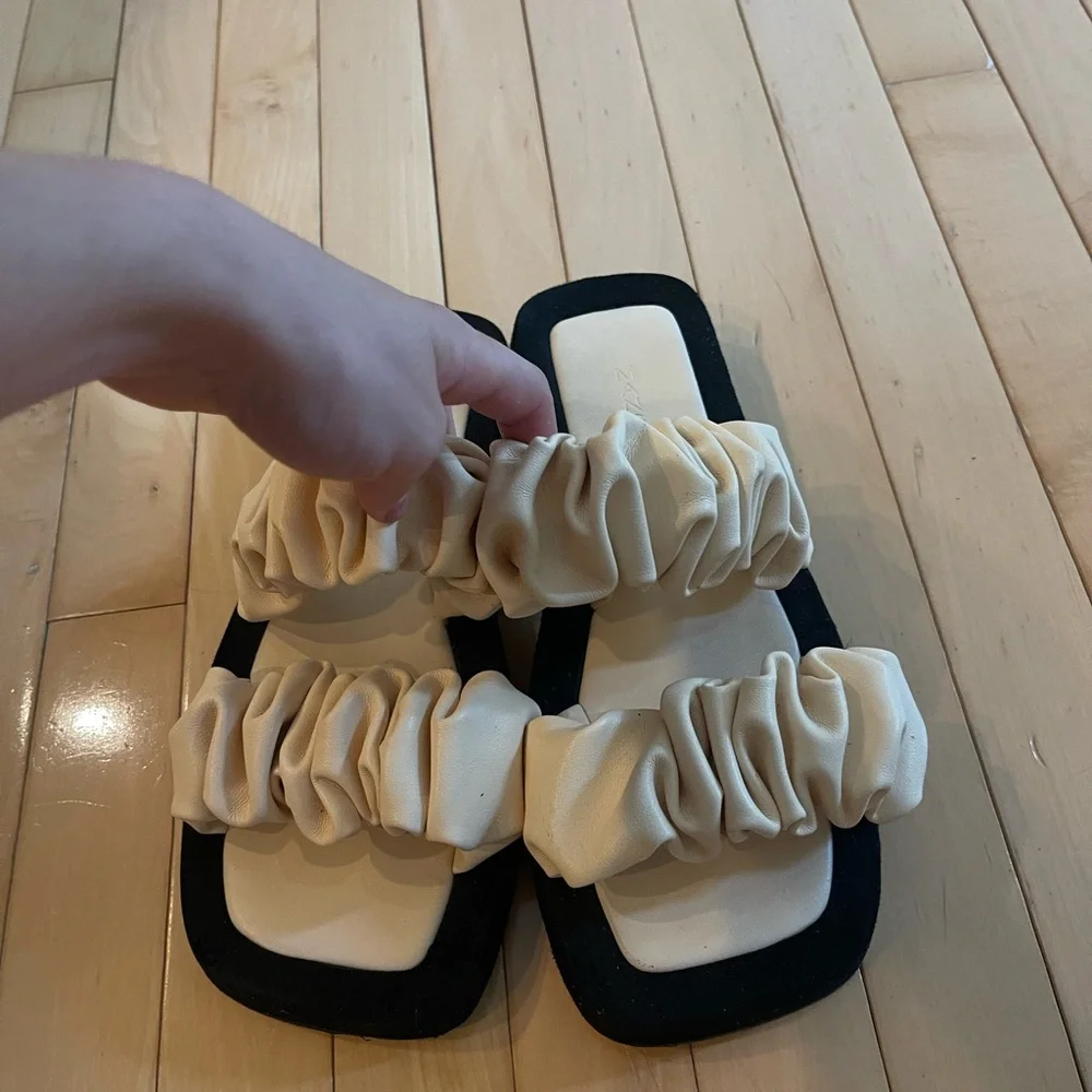 Mango Ruffle sandals - Picture 4 of 7